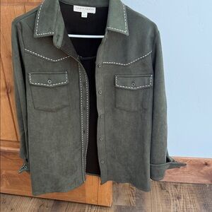 Terry Terry Women's Utility Jacket in Forest Green